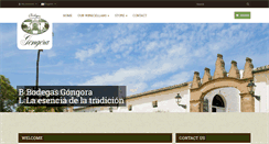 Desktop Screenshot of bodegasgongora.com